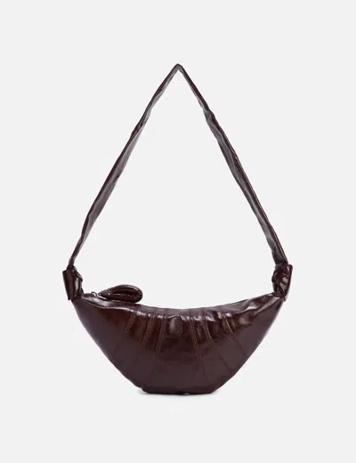 Lemaire Small Croissant Bag In Brown/褐色/브라운/ブラウン