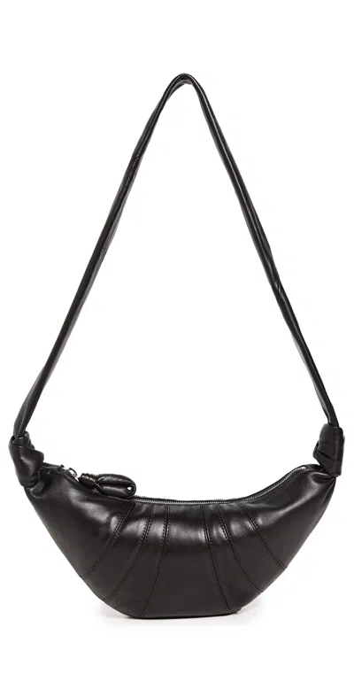 Lemaire Small Croissant Bag Dark Chocolate