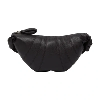 Lemaire Small Croissant Bag In Dark_chocolate