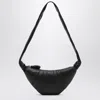 Lemaire Croissant Small Faux Leather Shoulder Bag In Brown