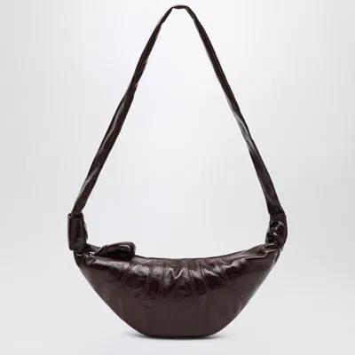 Lemaire Small Croissant Bag In In Brown