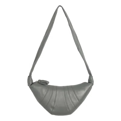Pre-owned Lemaire Small Croissant Bag 'smoked Pearl' | Grey | Men's Size Onesize In Gray