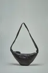 Lemaire Small Croissant Bag Soft Nappa Leather In Brown