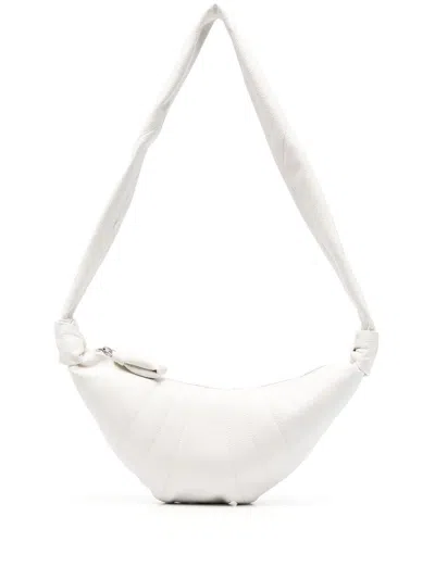 Lemaire Small Croissant Bag In White