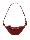 Lemaire Small Croissant Cotton Bag In Red