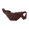 Lemaire Brown Small Croissant Bag In Brown