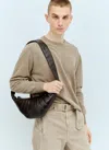 Lemaire Small Croissant Crossbody Bag In Brown