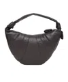 Lemaire Small Croissant Shoulder Bag In Black