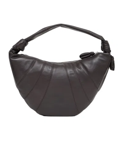 Lemaire Small Croissant Shoulder Bag In Black