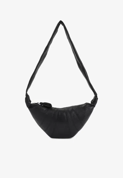Lemaire Small Croissant Shoulder Bag In Black