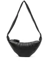 Lemaire Small Croissant Shoulder Bag In Black