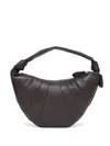 Lemaire Small Croissant Shoulder Bag In Brown
