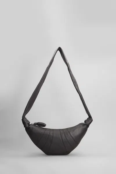 Lemaire Small Croissant Shoulder Bag In Brown