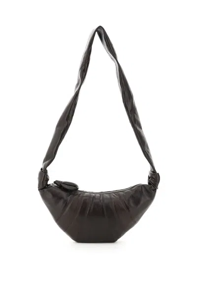 Lemaire Small Croissant Shoulder Bag In Brown