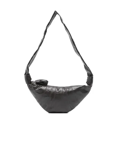 Lemaire Small Croissant Shoulder Bag In Brown