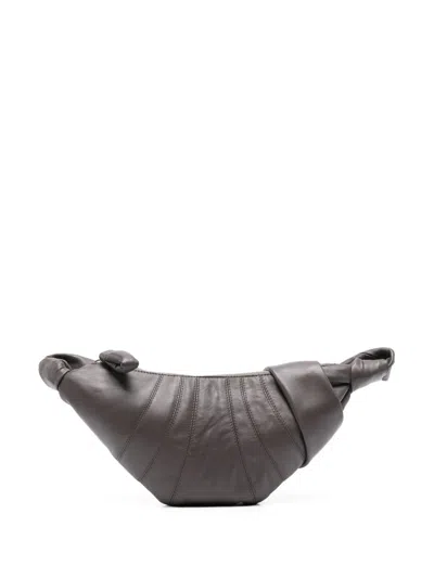Lemaire Small Croissant Shoulder Bag In Grey