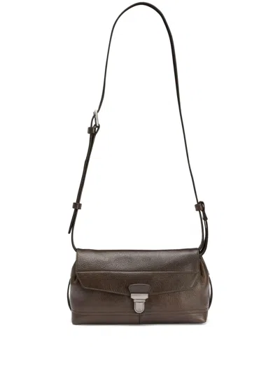 Lemaire Small Gear Shoulder Bag In Brown