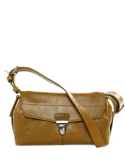 Lemaire Small Gear Top-flap Shoulder Bag In Brown