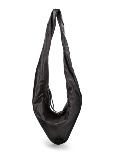 Lemaire Small "scarf" Bag In Black