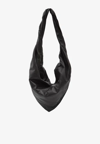 Lemaire Small Scarf Leather Shoulder Bag