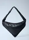 Lemaire Small Scarf Shoulder Bag In Black