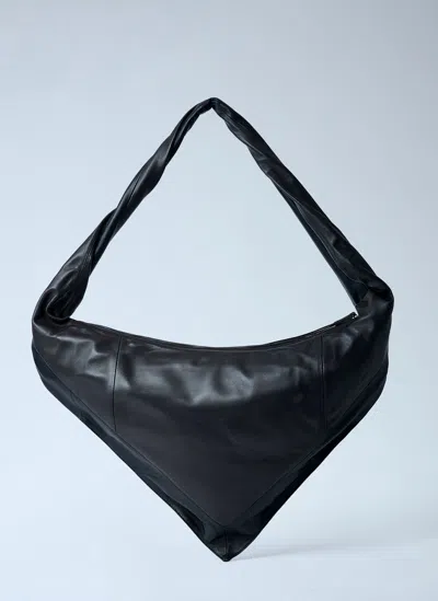 Lemaire Small Scarf Shoulder Bag In Black