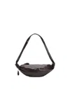 Lemaire Small Soft Croissant Bag In Brown