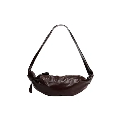 Pre-owned Lemaire Small Soft Croissant Bag 'roasted Pecan' In Brown