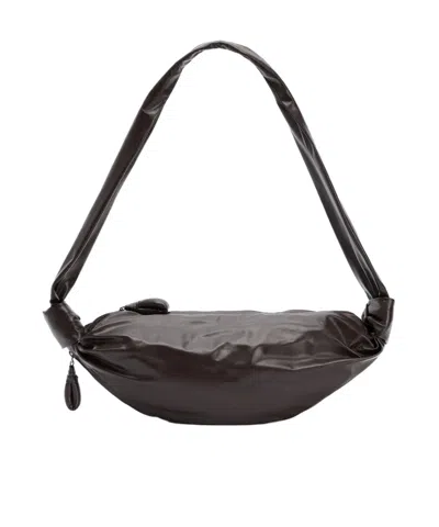 Lemaire Small Soft Croissant In Brown