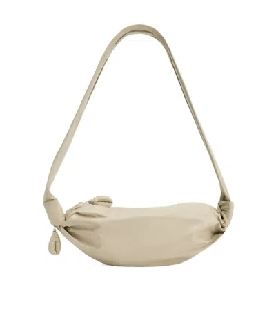 Lemaire Small Croissant Soft Bag In Gray