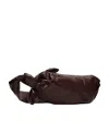 Lemaire Small Soft Croissant Shoulder Bag In Brown