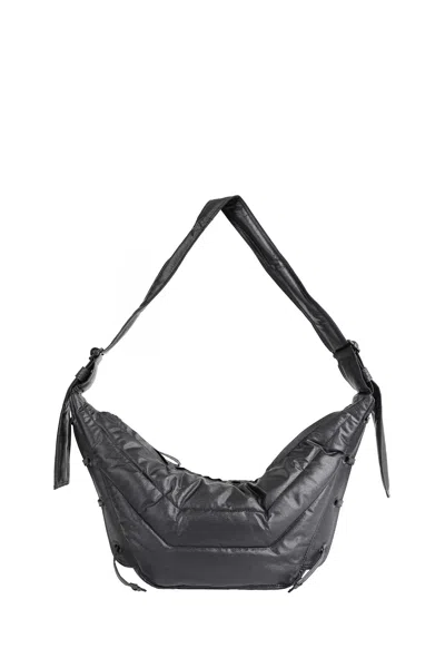 Lemaire Small Soft Game Bag In Black