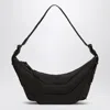 Lemaire Small Soft Game Bag In Water-repellent Brown Nylon Women In Brown