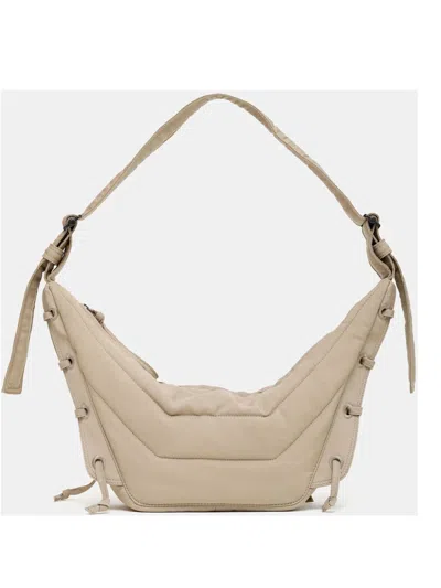 Lemaire Small Soft Game Bag In Neutrals