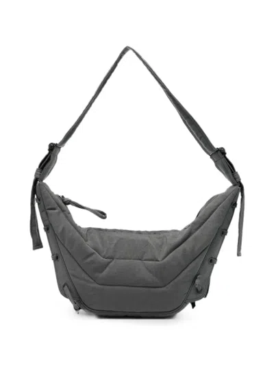Lemaire Small Soft Game Shoulder Bag In Gray