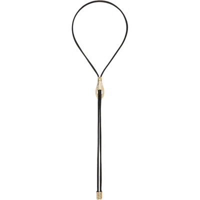Lemaire Snake Bolo Tie Necklace In Gold
