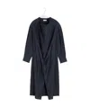 Lemaire Soft-collar Maxi Dress In Black