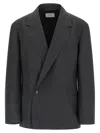 Lemaire Soft Db Blazer In Gray
