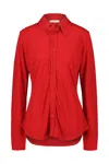 Lemaire Soft Fitted Shirt In Red