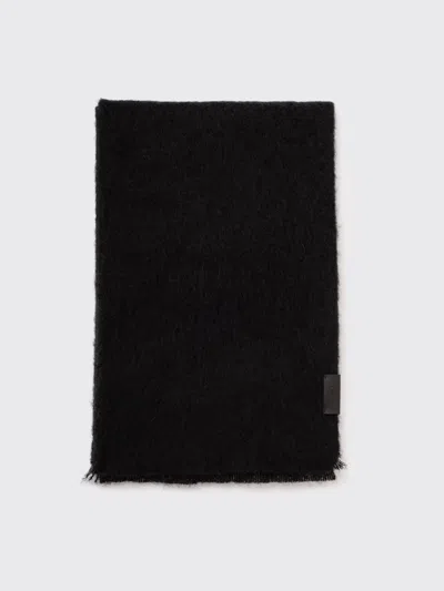 Lemaire Soft Fluffy Scarf In Black