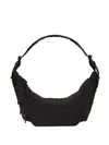 Lemaire Soft Game Quilted Lace-up Small Shoulder Bag In Brown