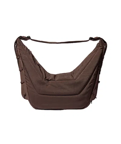 Lemaire Soft Game Shoulder Bag In Brown