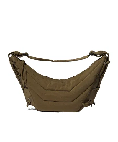 Lemaire Soft Game Shoulder Bag In Green
