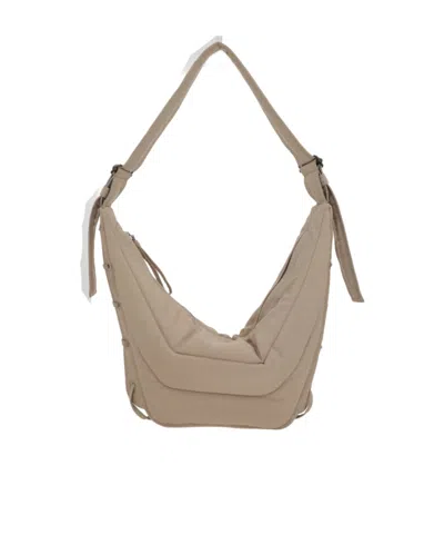 Lemaire Soft Game Shoulder Bag In Nude