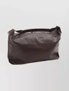 Lemaire Soft Hobo Bag With Unique Leather Features In Brown