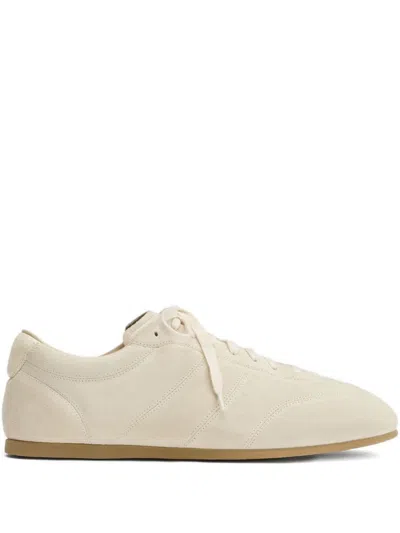 Lemaire Soft Runner Leather Sneakers In White