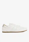 Lemaire Milk White Calf Leather Soft Runner Sneakers In White