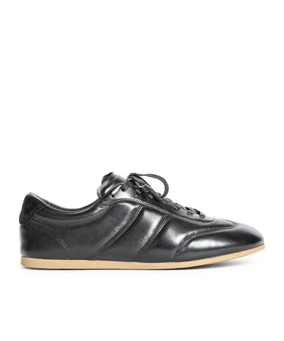 Lemaire Soft Runner Sneakers In Black