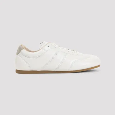 Lemaire Milk White Calf Leather Soft Runner Sneakers