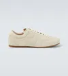 Lemaire Soft Runner Sneakers In Ivory Suede In Neutral